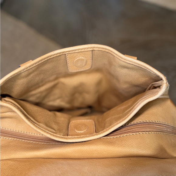 Fossil Multi Colored Patchwork Leather and Suede Handbag Vintage - Picture 11 of 13